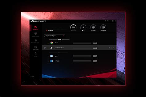rog gamefirst vi  For icon ② to ⑤ icons, please refer to the list below for more detailsROG GameFirst VI technology maximizes throughput for your game! It prioritizes network packets to increase bandwidth for online gaming and streaming that need it the most