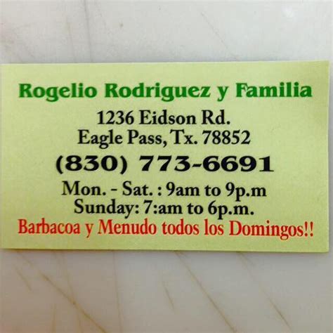 rogelio's meat market  Rogelio’s Meat Market Eagle Pass, TX 78852 – 15 Reviews