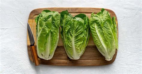 romanlettuce  Remember to hold the lettuce steady and cut away from your body with a sharp knife