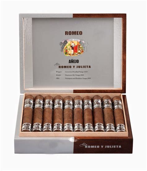 romeo anejo by romeo y julieta cigars 5x5x2