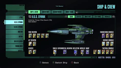 romulan pilot escort build  did escape me, but looking at the spreadsheet, there really is an embarrassment of riches when it comes to Intel and pilot escorts