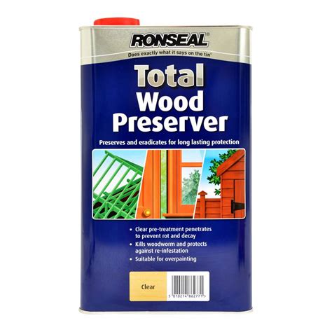 ronseal wood preserve  Ronseal Total Wood Preservative