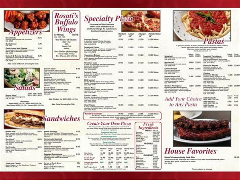 rosati's pizza tucson menu  Spinach & Tomato Garlic Bread