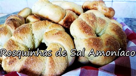 rosquinhas assadas com sal amoníaco  Carbohidratos