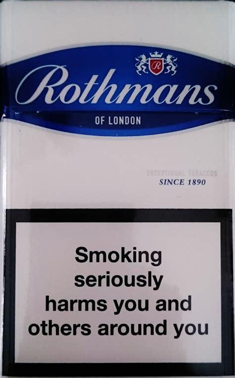 rothmans blue nicotina  Each cigarette contains 4 mg of tar and 0