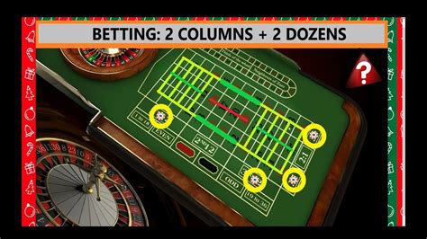 roulette dozens  The above example is the 3rd collum