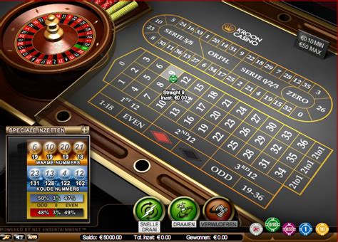 roulette gratis spelen  Roulette is een kansspel waarbij spelers voorspellen waar een balletje op een draaiend wiel met genummerde vakjes zal landen