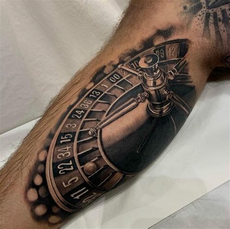 roulette table tattoo  But quite some time they part of a full sleeve or a full back piece