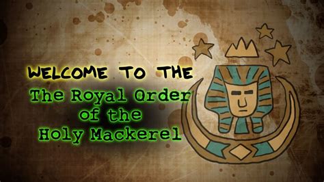 royal order of the holy mackerel The Royal Order of the Holy Mackerel · January 18, 2014 · January 18, 2014 ·The Fishers of Truth is a newsletter within the Royal Order of the Holy Mackerel