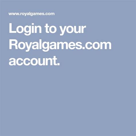 royalgames login  Dear RoyalGamers, you can now register a practice player account for free at GameDuell to start playing immediately