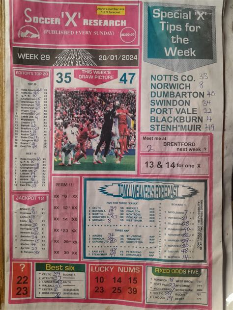 rsk paper week 6 2023 Week 31 rsk papers 2023: Welcome to Fortune Soccer here we provide you with RSK papers (Bob Morton, Capital International, Soccer ‘X’ Research) and papers from other other publishers such as WinStar, Bigwin Soccer, Special Advance Fixtures, Right On Fixtures, Weekly Pools Telegraph, Pools Telegraph, Temple of Draws, Soccer Standard, Dream