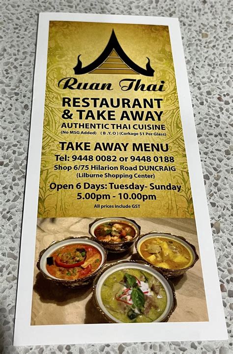 ruan thai weymouth  Ruan Thai Restaurant