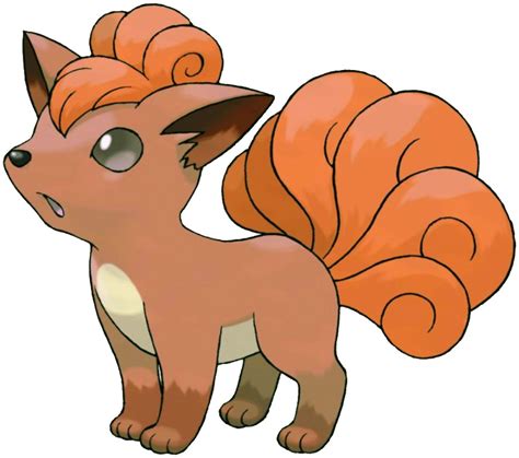ruby_vulpix  The tail separates into six if this Pokémon receives plenty of love from its TRAINER