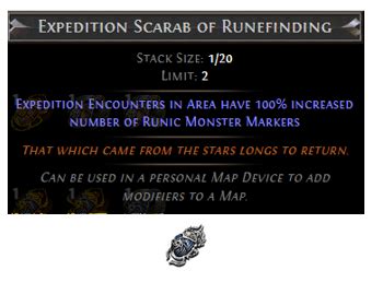 runic monster markers  Step 1 - Clear the map until you encounter the Expedition