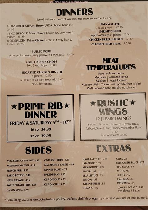 rustic inn fort calhoun menu  Share