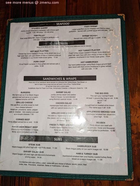 rustic inn menu  Share