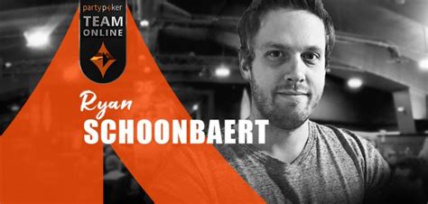 ryan schoonbaert partypoker Signs Ryan "schoonbaert" Schoonbaert To "Team Online" "The Ivey Room" at the Aria Renamed to "Table 1" Run It Up Reno VIII Schedule Released