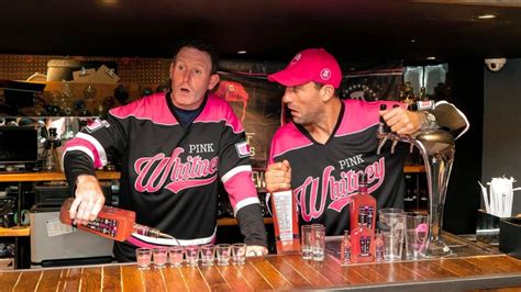 ryan whitney pink whitney earnings The flavor, Pink Whitney, came to be after Ryan Whitney, cohost of hockey podcast "Spittin' Chiclets," discussed his preference for mixing vodka with pink lemonade on the show