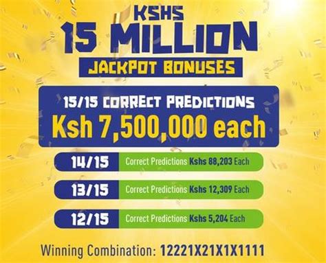 sababisha jackpot prediction  Betika Sababisha Jackpot Amount= Ksh 500,000 