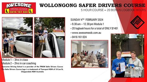 safe drivers course wollongong  Venue: Shellharbour City Center – Advised upon booking