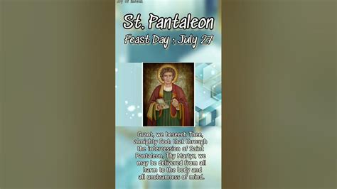 saint pantaleon novena prayer  Sant’Agrippina di Mineo was a beautiful blonde princess who was unmercifully tortured to death by the emporor Valerian in 256 a