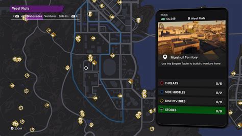 saints row map 2022  Read on to see a full list of Threats, Side Hustles, Discoveries, and Stores in Badlands North