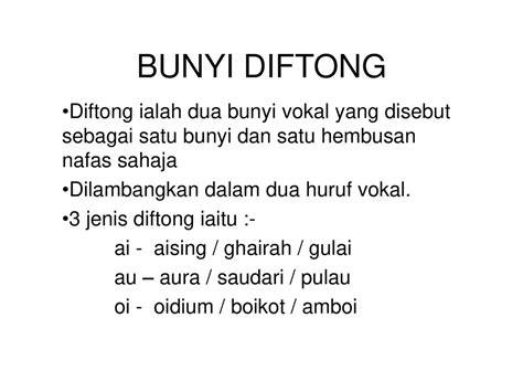 salah satu contoh bunyi diftong yang benar adalah  Perhatikan hasil pengukuran ketebalan meja kaca berikut ini