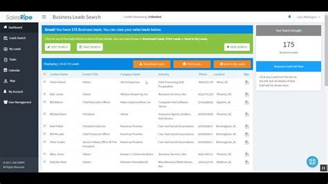 salesripe Compare B2B LISTS vs