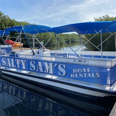 salty sam's boat rental  Boat rental fleet consists of a 20 and 24 foot pontoon, a Hurricane deck boat and a Pro-Line center console fishing boat