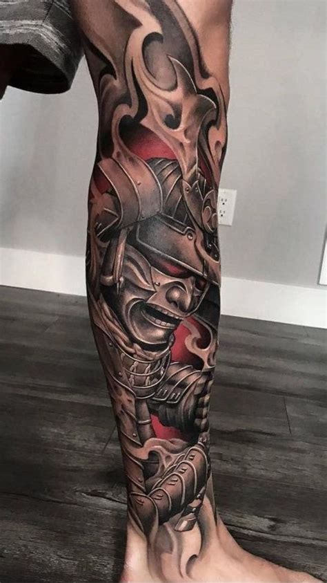 samurai tattoo na perna  Shop