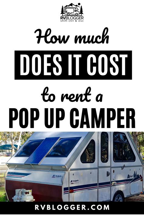 santa clarita pop up camper rental  $16,000