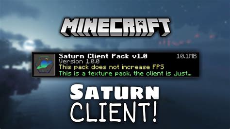 saturn client 1.20  I will also explain