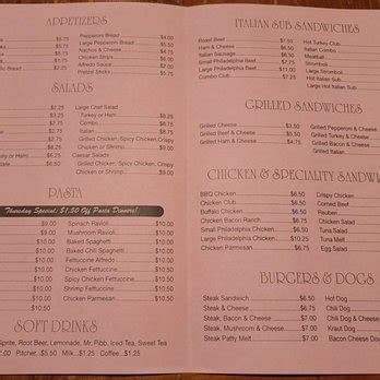 scampy's menu  $45