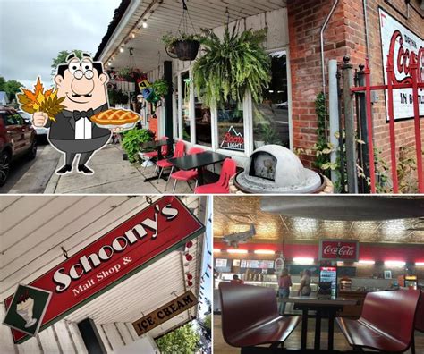 schoony's malt shop and pizzeria  Took the fly to the owner and he did not apologize, offer