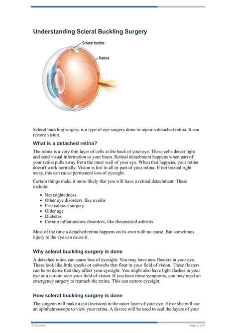 scleral buckle icd 10  The reason for this might be because scleral buckling may have a more difficult recovery