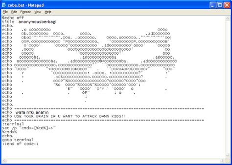 script cmd keren anonymous  di postingan kali ini saya akan membahas tentang bagaimana cara merubah tampilan