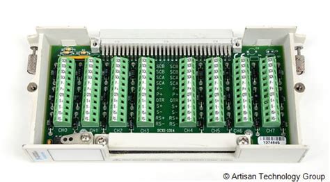 scxi-1314  Set the appropriate excitation voltage and filter