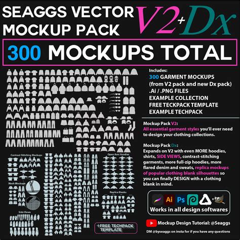 seaggs vector mockup pack v2 New