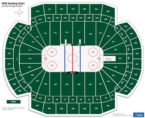 seat view xcel energy center  « Go left to section 104