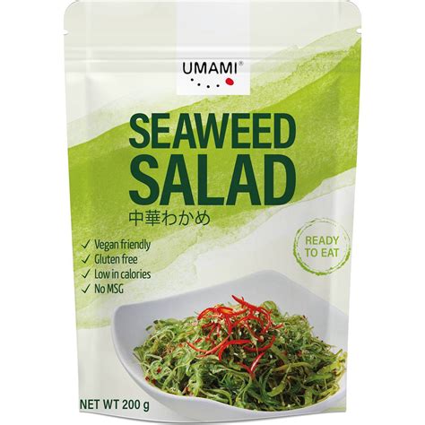 seaweed salad woolworths Seaweed salad is a rich source of fatty acids, protein, and vitamins A, B, C, E, and K