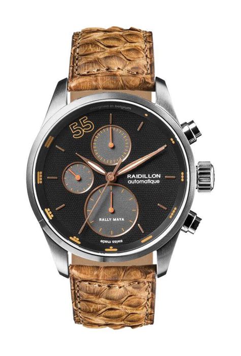 second hand raidillon watch  Rose gold chronograph central second hand