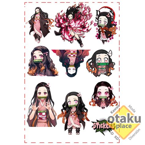 semidraws stickers nezuko  The theme is Nezuko