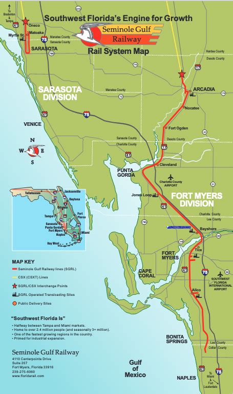 seminole gulf railway map  Perhaps the most interesting of scenic train rides is the Seminole Gulf Railway, located in Fort Myers