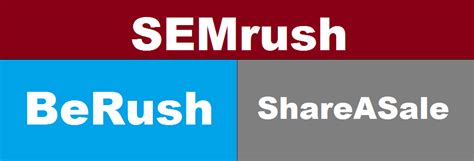 semrush berush affiliate program  Social Media, etc