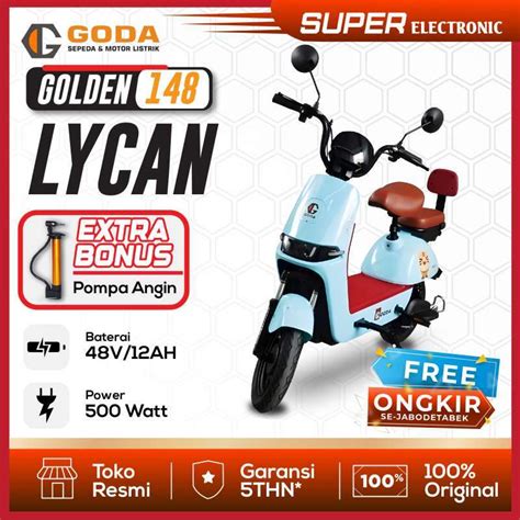 sepeda listrik goda 148 lycan  Kab