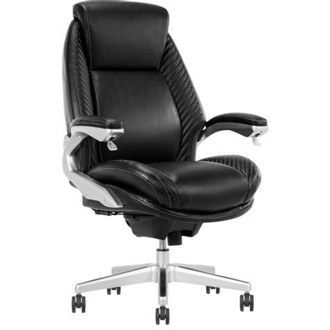 serta i6000 Serta Faribands Big and Tall Ergonomic Bonded Leather Swivel Executive Chair, Gray (43675B)The Serta Custom Comfort Leather Chair with the Memory foam is very comfortable and has many different settings