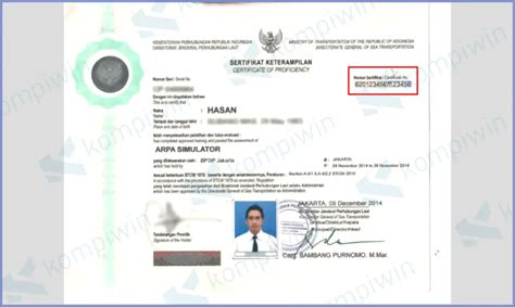 sertifikat pelaut yang unlimited 000 – Rp
