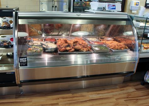 service single-deck hot deli display case Hillphoenix SSF-R multi-deck refrigerated display