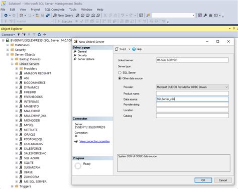 servicenow odbc driver  I have connected our ServiceNow database as a linked server to MS SQL Server through an ODBC connector