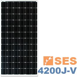 ses 4200j-v 200w 24v class 1 division 2 solar panel  (EVA) with TPT cushions the solar cells within the laminate an ensures the operating characteristics of the solar cells under virtually any climatic condition